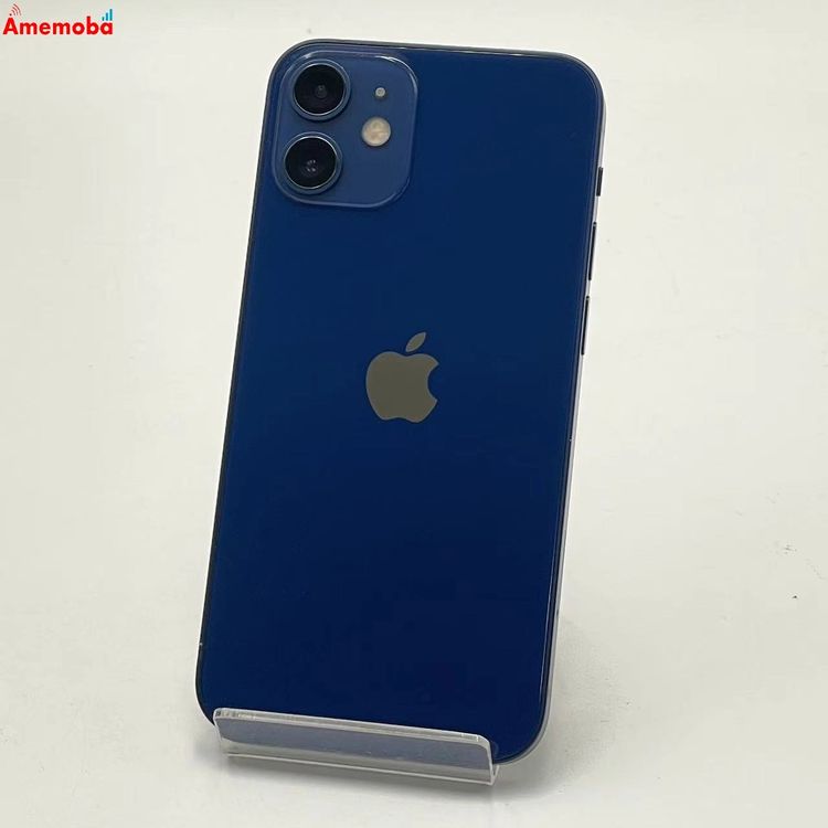 【中古】iPhone12 mini 128GB 青色 MGDP3J/A docomo版SIM無償性 訳あり