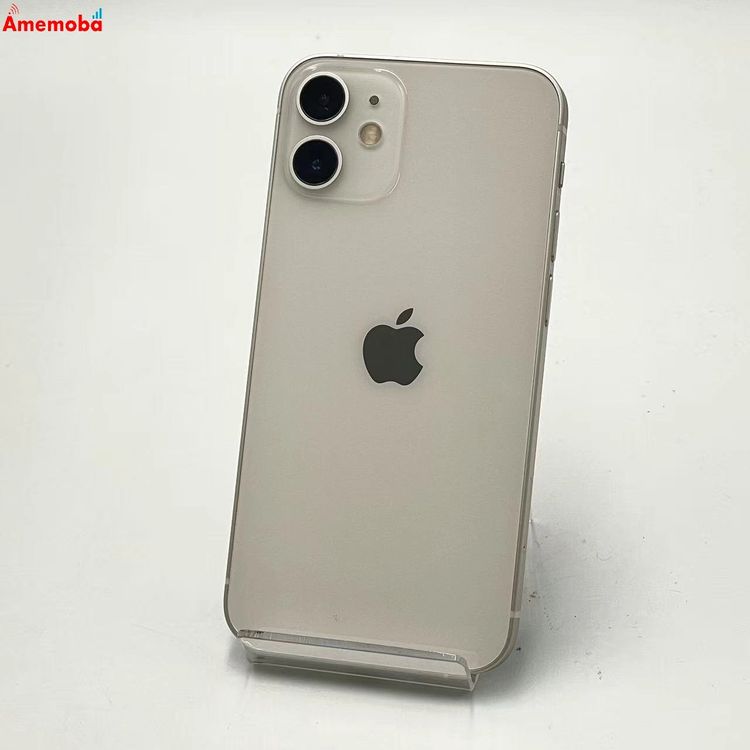 【中古】iPhone12 mini 128GB 白いこと MGDM3J/A SoftBank版SIM無償性