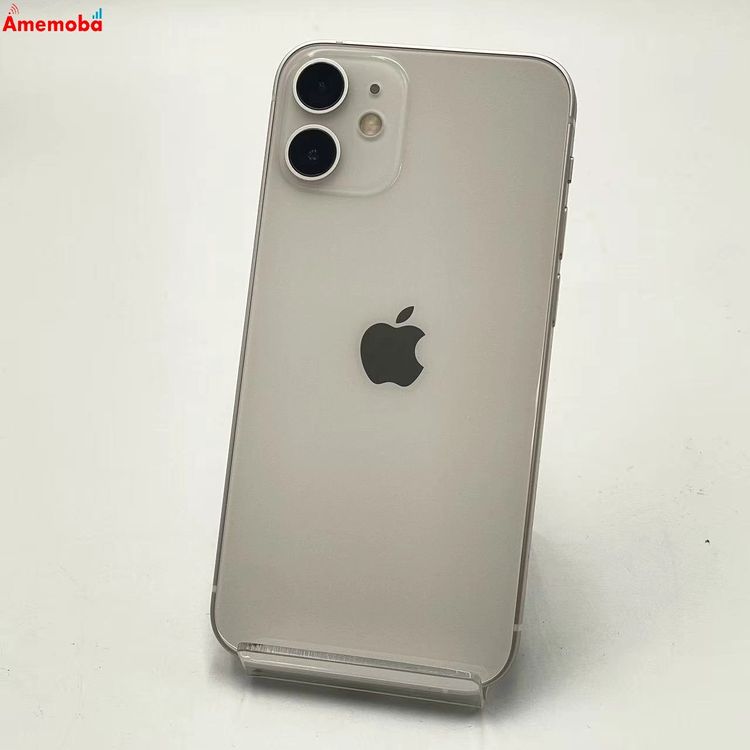【中古】iPhone12 mini 128GB 白いこと MGDM3J/A 金版SIM無償性 訳あり品