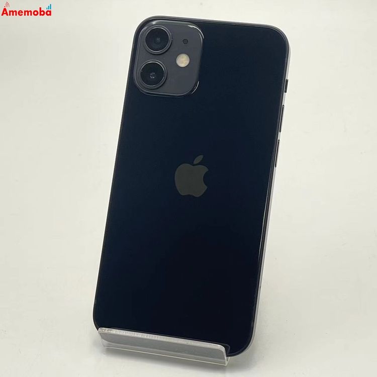 【中古】iPhone12 mini 128GB 黒いこと MGDJ3J/A docomo版SIM無償性 訳あ