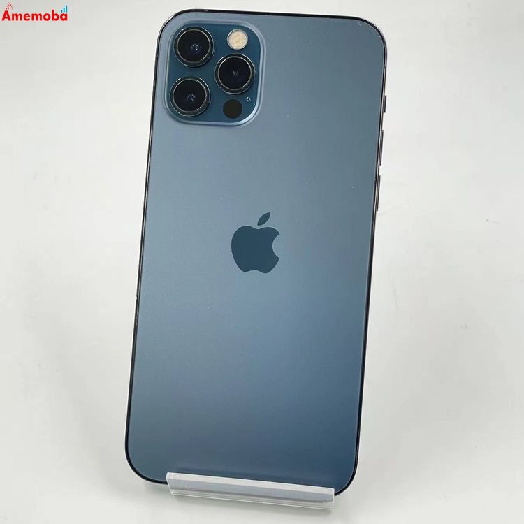【中古】iPhone12 Pro 128GB パシフィック青色 MGM83J/A docomo版SIMフリ
