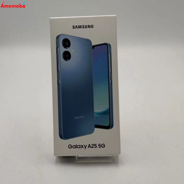 【新品・未当てはめる】Galaxy A25 5G 4GB/64GB 青色 SCG33 SIM鍵を掛ける取り消す済 UQmobil