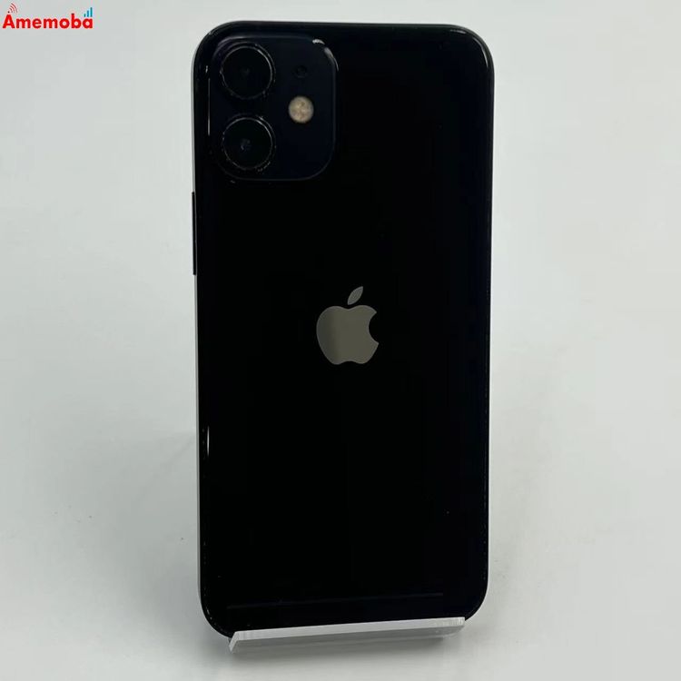 【中古】iPhone12 mini 128GB ブラック MGDJ3J/A モバイル版SIMフリー ジャ