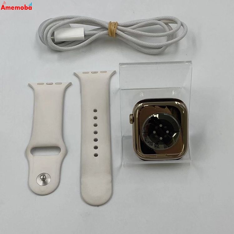 【中古】Apple Watch Series11 46mm 64GB ゴールド MFD54J/A SoftB