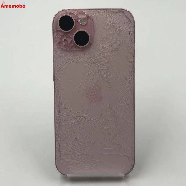 【中古】iPhone15 128GB ピンク MTMJ3J/A SoftBank版SIMフリー ジャンク品