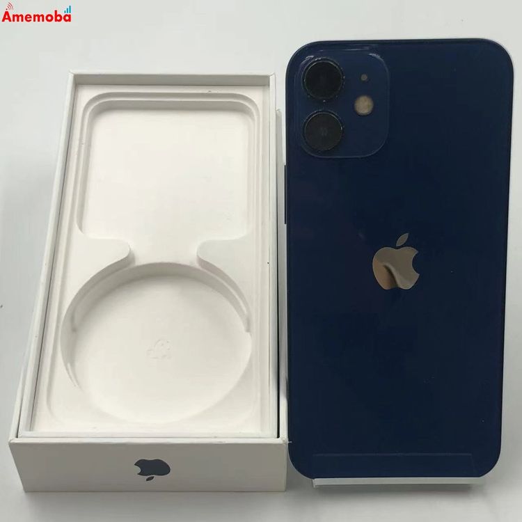 【中古】iPhone12 mini 128GB ブルー MGDP3J/A docomo版SIMフリー 訳あり 18,000円