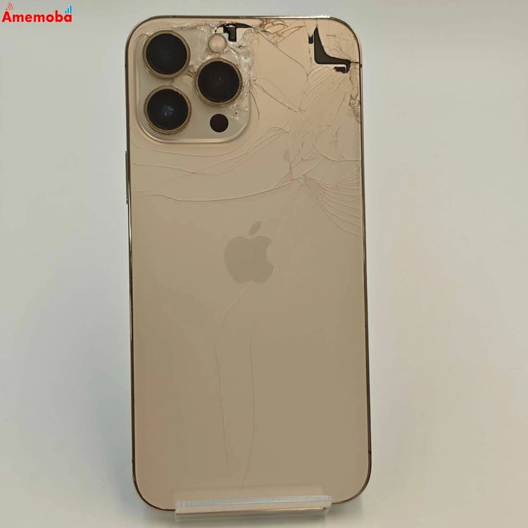 【中古】iPhone13 Pro Max 128GB ゴールド MLJ63J/A Apple版SIMフリー