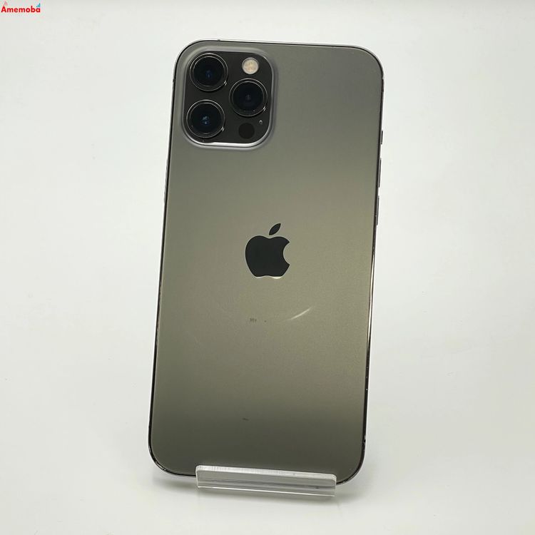 【中古】iPhone12 Pro Max 128GB グラファイト MGCU3J/A Apple版SIMフリ