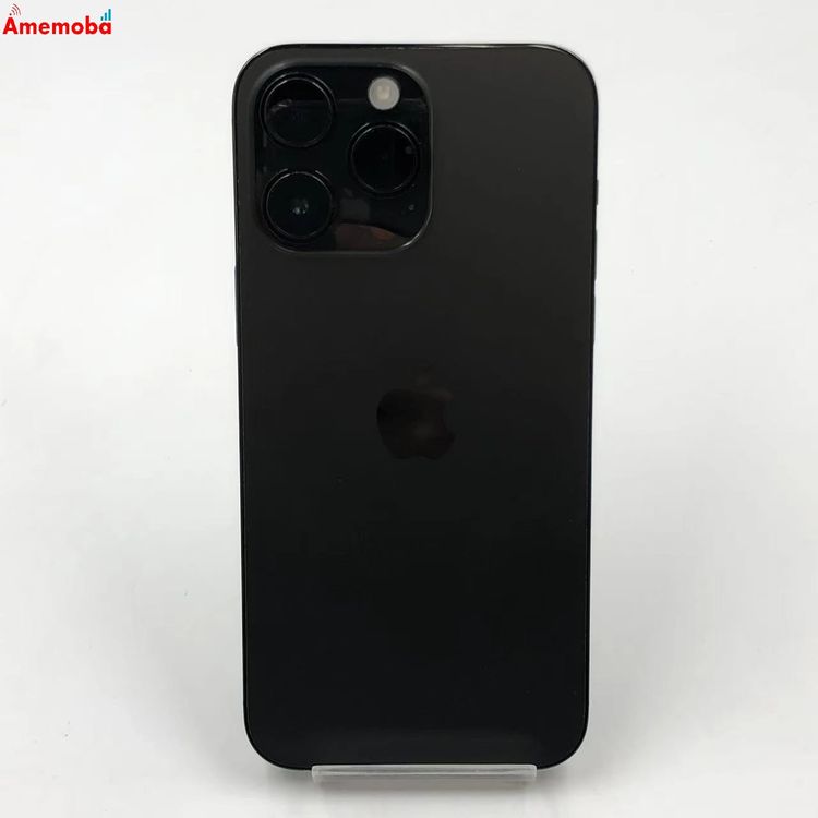 【中古】iPhone14 Pro Max 256GB スペースブラック MQ9A3J/A Apple版SIM