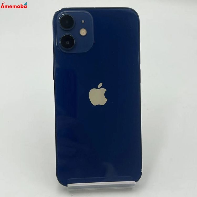 【中古】iPhone12 mini 128GB 青み MGDP3J/A 金版SIM無償性 訳あり品