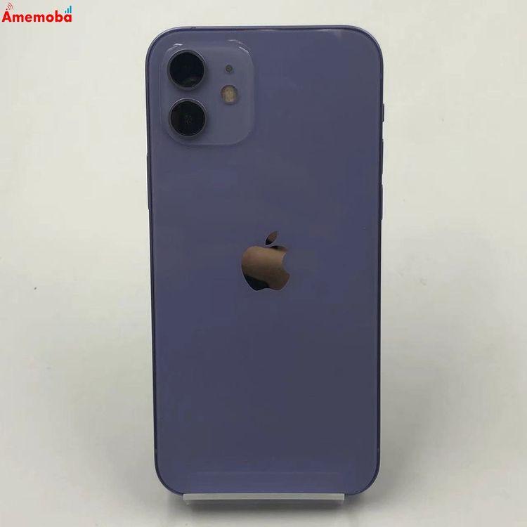 【中古】iPhone12 256GB パープル MJNK3J/A AU版SIMフリー 訳あり品