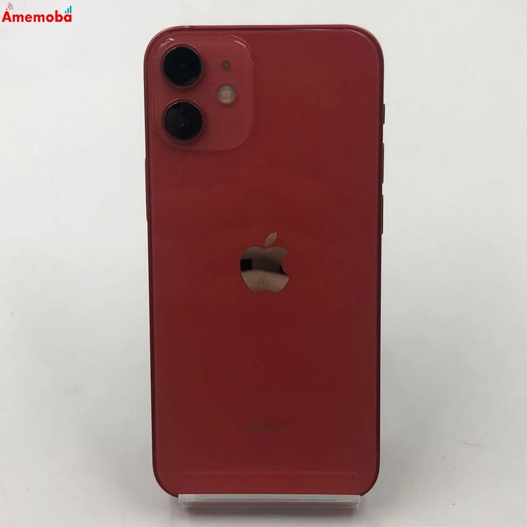 【中古】iPhone12 mini 128GB Product Red MGDN3J/A 金版SIM無償性