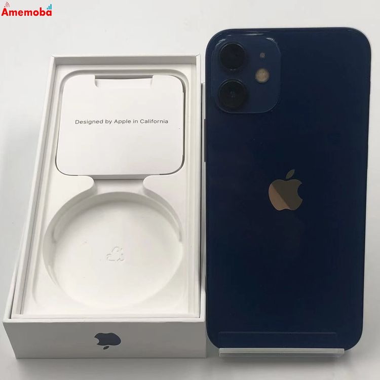 【中古】iPhone12 mini 128GB 青み MGDP3J/A 金版SIM無償性 訳あり品