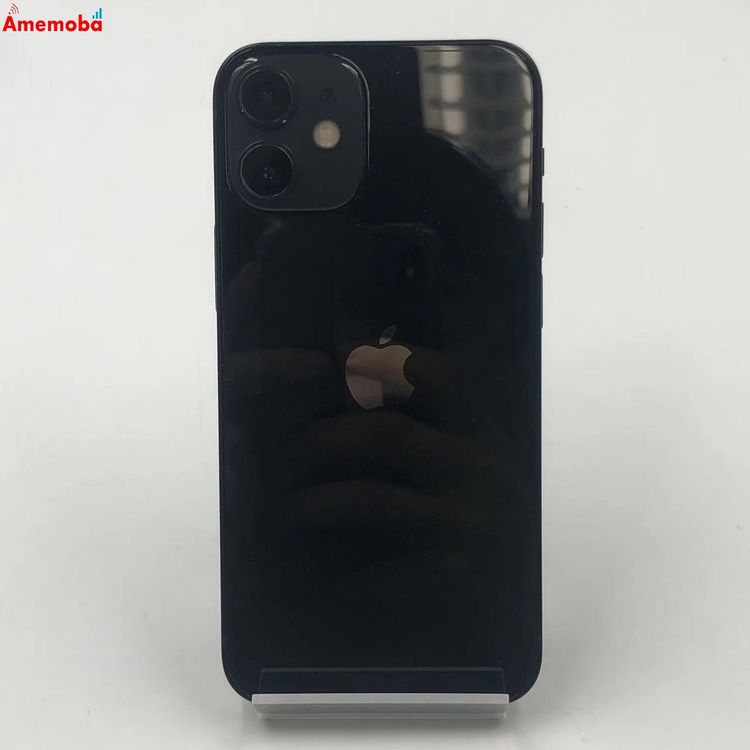 【中古】iPhone12 mini 128GB 黒いこと MGDJ3J/A 金版SIM無償性 訳あり品