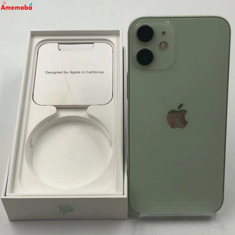 【中古】iPhone12 mini 128GB 緑であること MGDQ3J/A 金版SIM無償性 訳あり品