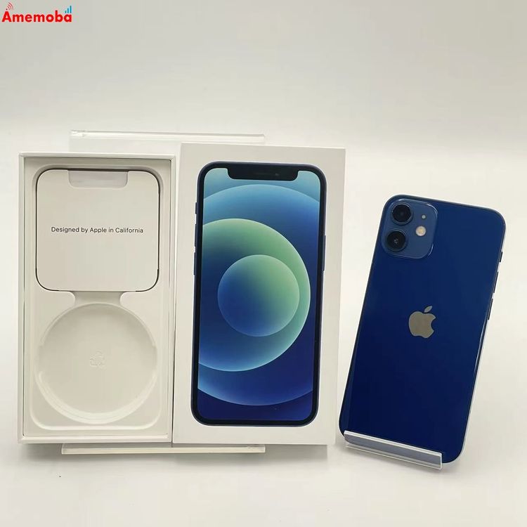 【中古】iPhone12 mini 128GB 青み MGDP3J/A 金版SIM無償性 訳あり品
