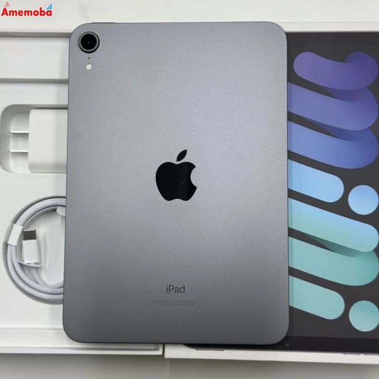 【中古】iPad mini 第6世代 Wi-Fiモデル 64GB スペースグレイ MK7M3J/A 新品同様