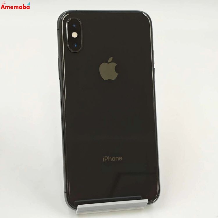 【中古】iPhoneXS 64GB あき場所薄墨色 MTAW2J/A SoftBank版SIM無償性 美品