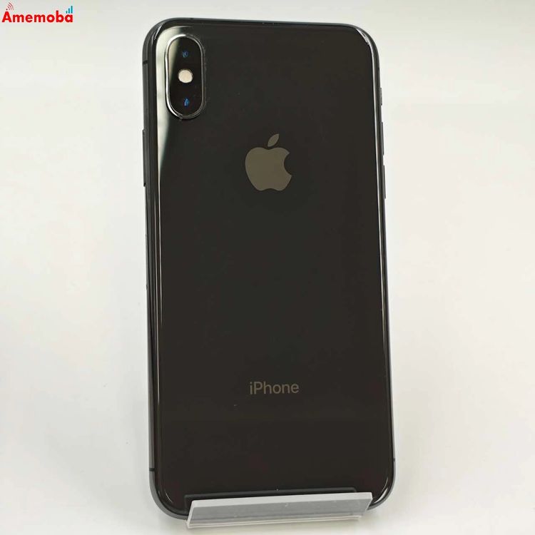 【中古】iPhoneXS 64GB あき場所薄墨色 MTAW2J/A SoftBank版SIM無償性 美品