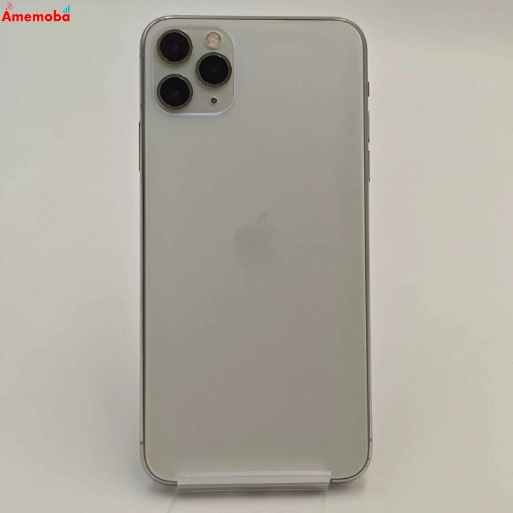 【中古】iPhone11 Pro Max 512GB シルバー MWHP2J/A SoftBank版SIMフ