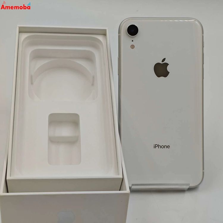 【中古】iPhoneXR 128GB 白いこと MT0J2J/A 金版SIM無償性 訳あり品