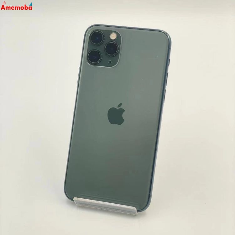 【中古】iPhone11 Pro 64GB ミッドナイトグリーン MWC62J/A AU版SIMフリー