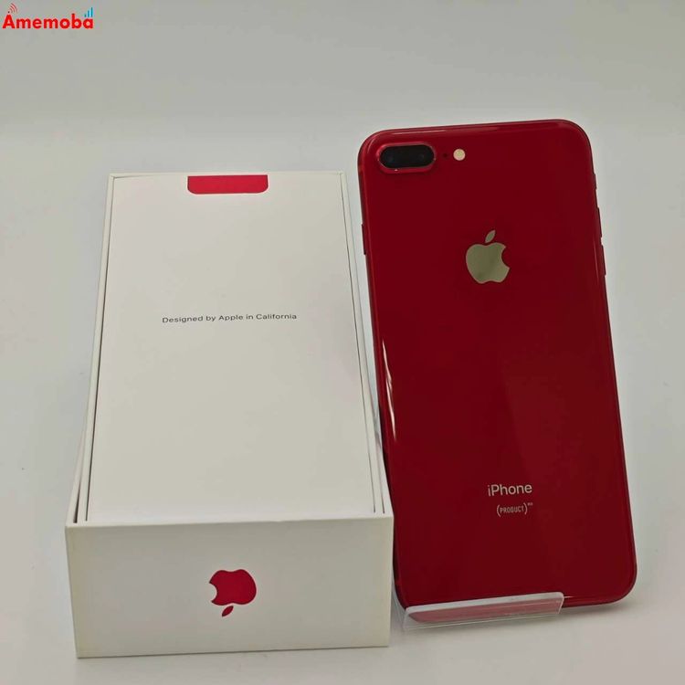 【中古】iPhone8 Plus 64GB Product Red MRTL2J/A docomo版SIMフ