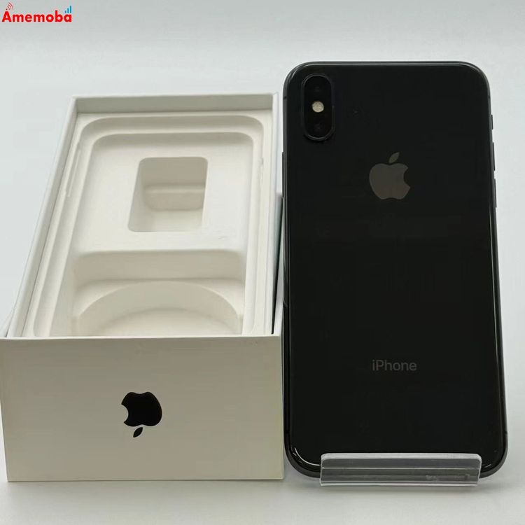 【中古】iPhoneXS 64GB あき場所薄墨色 MTAW2J/A Apple版SIM無償性 訳あり品