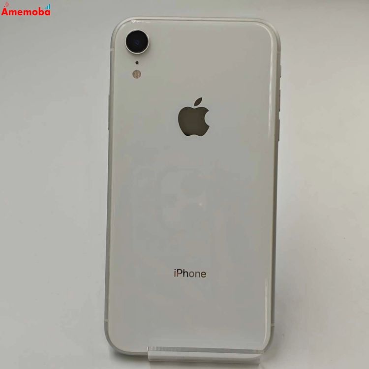 【中古】iPhoneXR 128GB 白いこと MT0J2J/A 金版SIM無償性 訳あり品