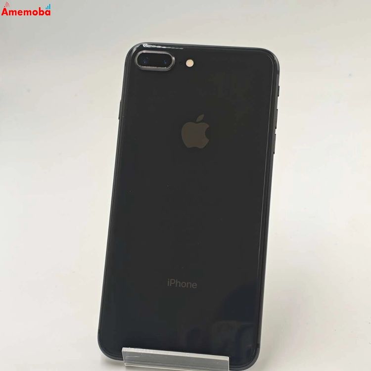 【中古】iPhone8 Plus 256GB あき場所薄墨色 MQ9N2J/A Apple版SIM無償性