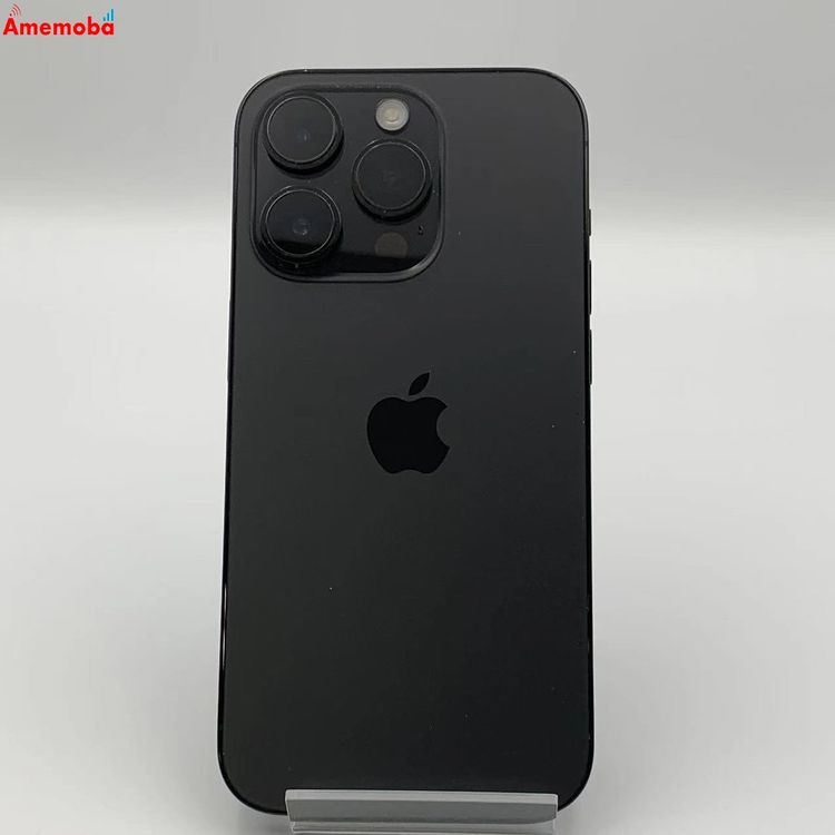 【中古】iPhone14 Pro 256GB スペースブラック MQ0Q3J/A モバイル版SIMフリー