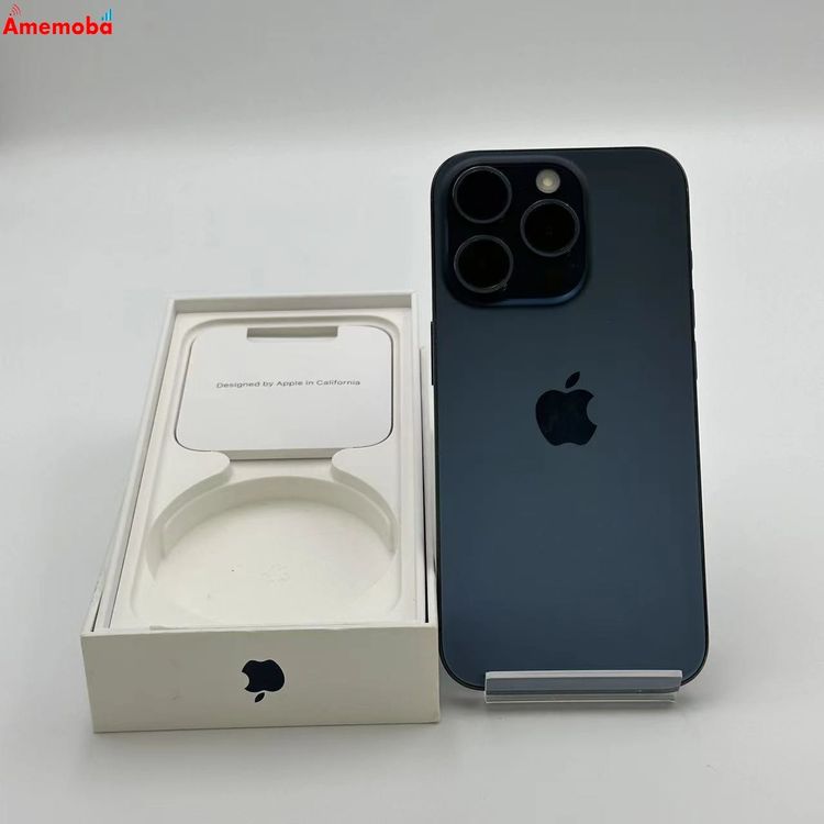 【中古】iPhone15 Pro 256GB ブルーチタニウム MTUG3J/A Apple版SIMフリー