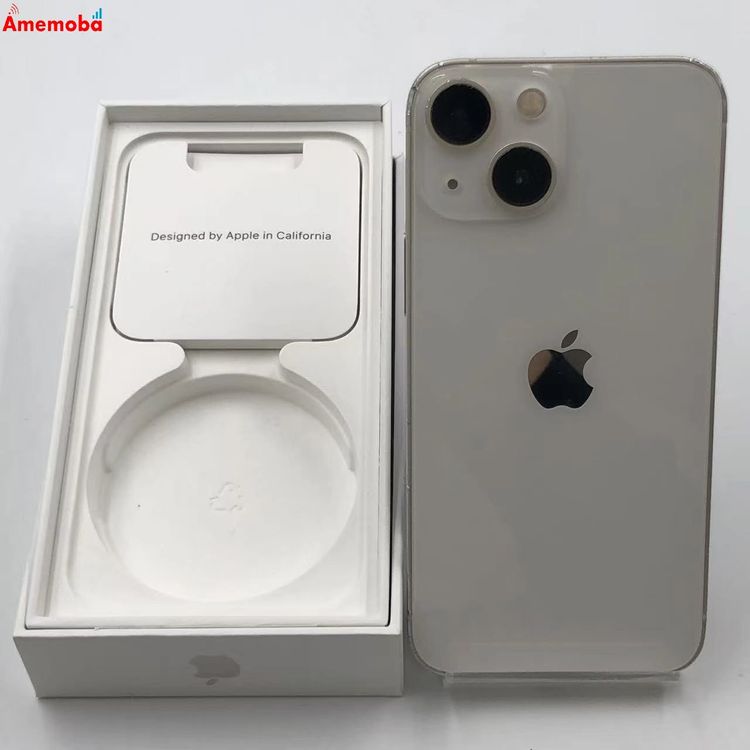 【中古】iPhone13 mini 128GB スターライト MLJE3J/A Apple版SIMフリー 訳