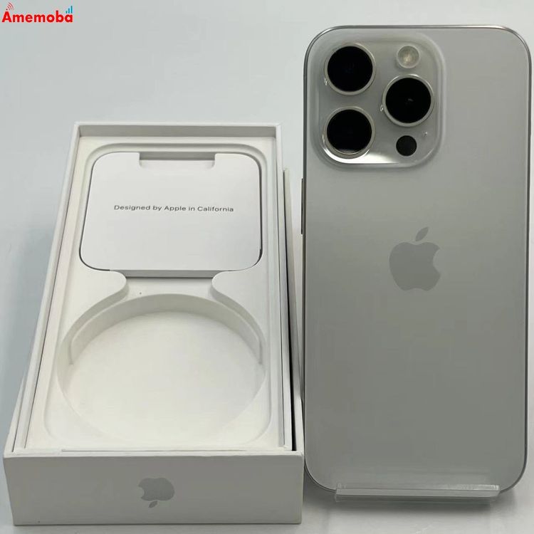【中古】iPhone15 Pro 256GB 白いことチタニウム MTUD3J/A SoftBank版SIM