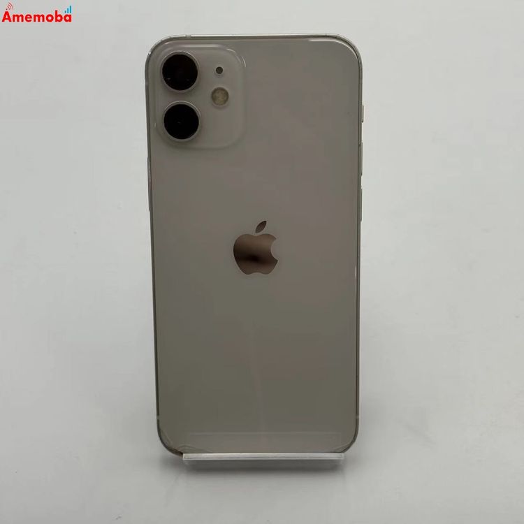 【中古】iPhone12 mini 64GB 白いこと MGA63J/A Apple版SIM無償性 ジャンク
