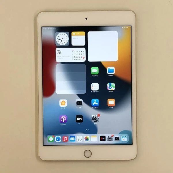 【中古】iPad mini 第4世代 Wi-Fiモデル 128GB ゴールド MK9Q2J/A 訳あり品