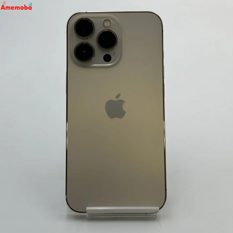 【中古】値下げ iPhone13 Pro 256GB ゴールド MLUQ3J/A AU版SIMフリー