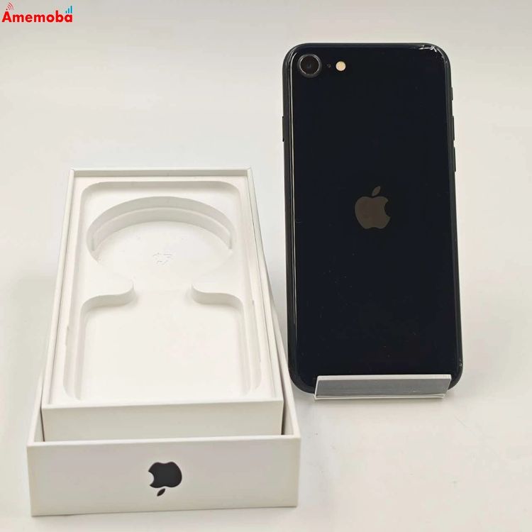 【中古】iPhoneSE 第3世代 128GB ミッドナイト MMYF3J/A Apple版SIMフリー ジ