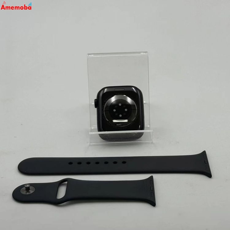 【中古】Apple Watch Series8 45粍 GPS+Cellular模範例 32GB ミッドナ スマートフォン・タブレット-スマートフォン本体