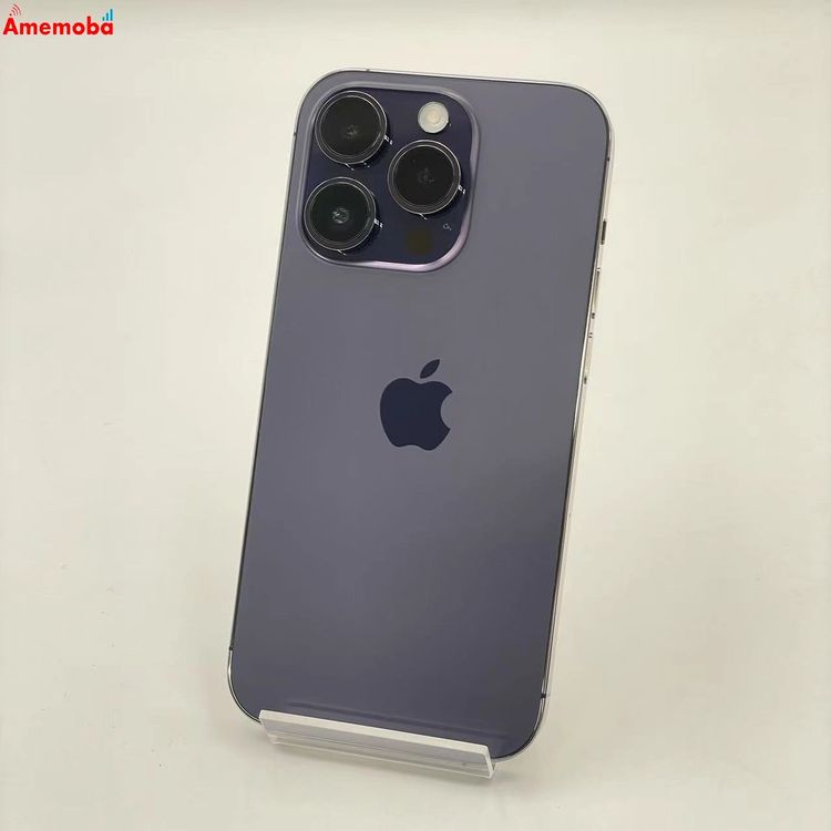【中古】iPhone14 Pro 256GB ディープパープル MQ1E3J/A AU版SIMフリー