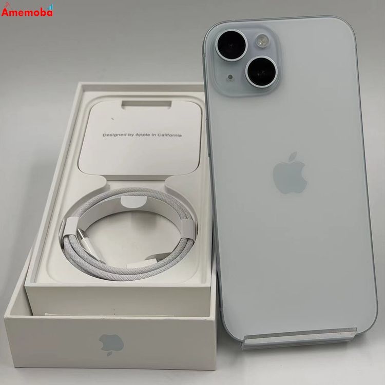 【中古】iPhone15 512GB ブルー MTMX3J/A Apple版SIMフリー