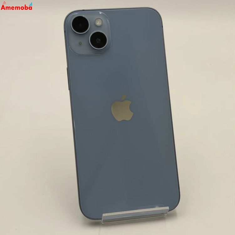 【中古】iPhone14 Plus 128GB ブルー MQ4H3J/A Apple版SIMフリー