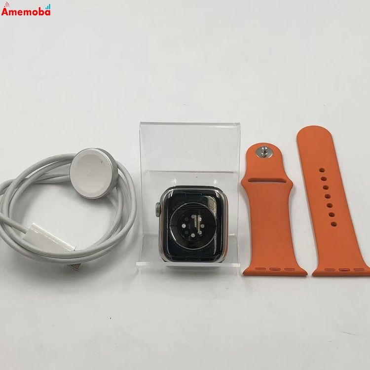 【中古】Apple Watch Hermes Series8 41mm 32GB シルバー MNN13J/