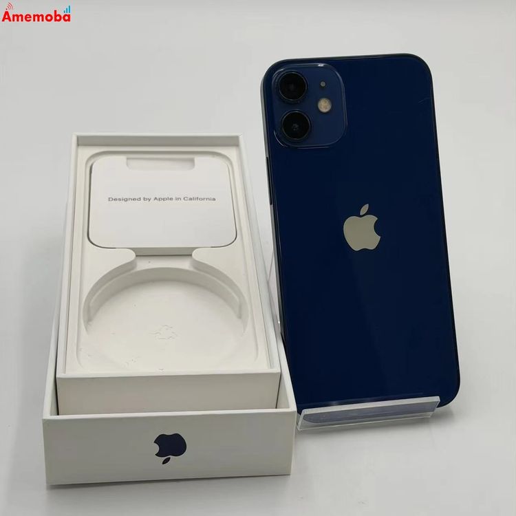 【中古】iPhone12 mini 256GB 青み MGDV3J/A 金版SIM無償性  訳あり品