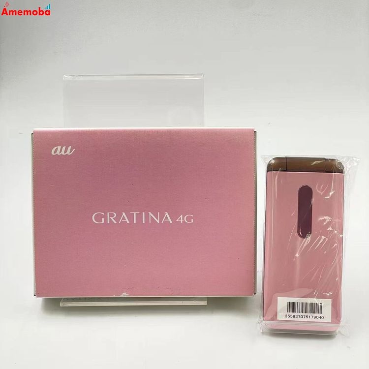 【新品・未当て嵌める】KYOCERA GRATINA 4G KYF31 8GB さくら色 SIM鍵を掛ける取り消す済 au スマートフォン・タブレット-スマートフォン本体