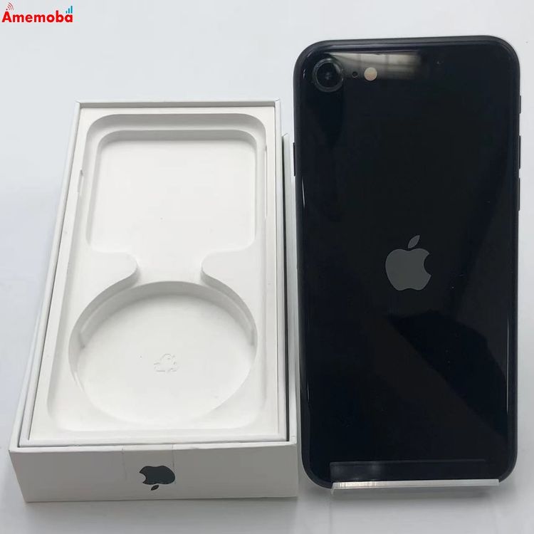 【中古】iPhoneSE 第3世代 128GB ミッドナイト MMYF3J/A Apple版SIMフリー