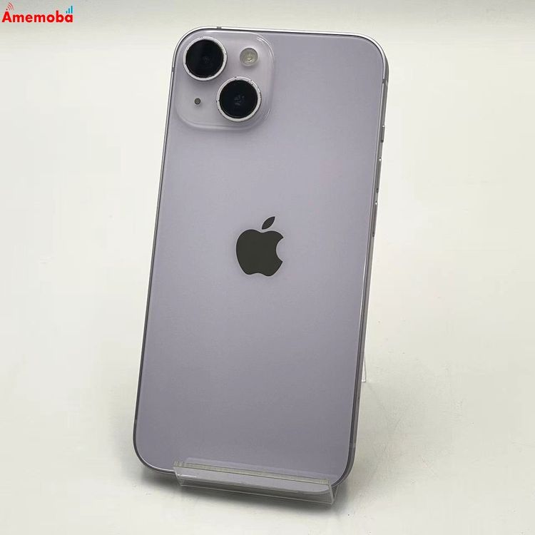 送料無料】【中古】iPhone14 128GB パープル MPUY3J/A Apple版SIM