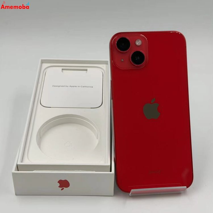 【中古】iPhone14 128GB Product Red MPV93J/A docomo版SIMフリー