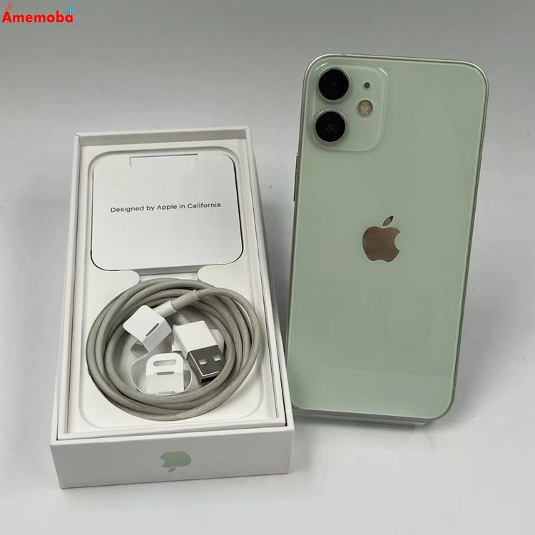 【中古】iPhone12 mini 64GB 緑であること MGAV3J/A 金版SIM無償性 極美品