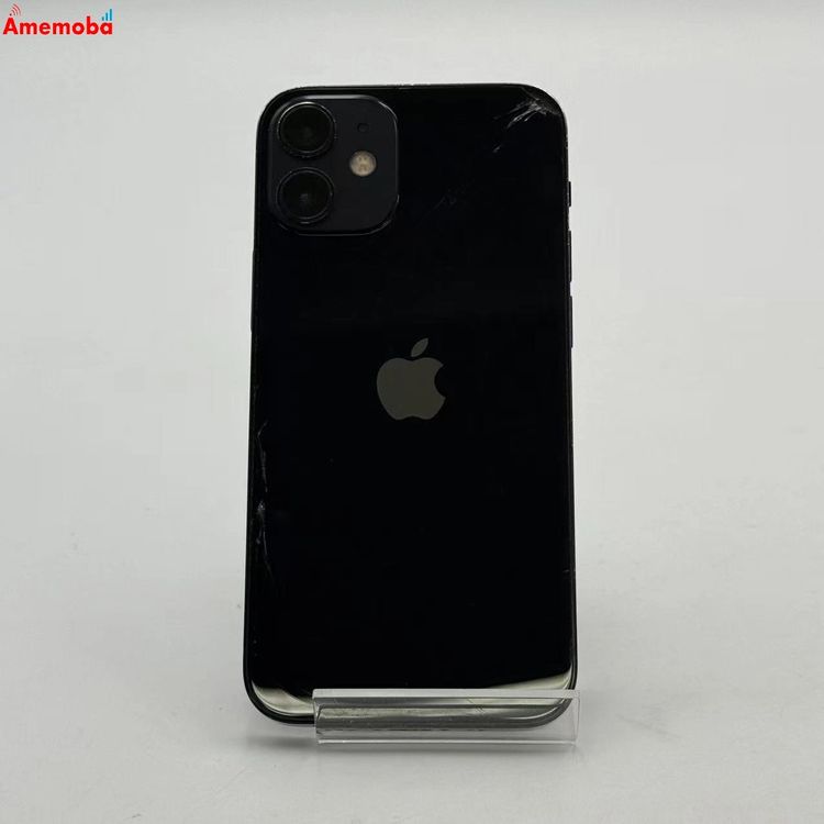 【中古】iPhone12 mini 64GB 黒いこと MGA03J/A Apple版SIM無償性 ジャンク